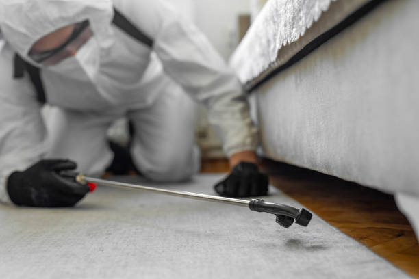 Professional Pest Control technician working in Dowagiac, MI